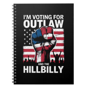 Carnet Je Vote Pour l'Outlaw Et Le Hillbilly 2024 U