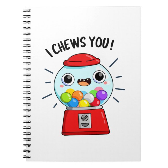 Carnet Je vous mâche drôle de distributeur de chewing-gum (Devant)