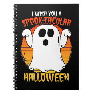 Carnet Je vous souhaite un Halloween fantastique et effra