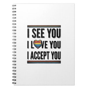 Carnet Je vous vois Vous aimez Vous acceptez Vous fierté