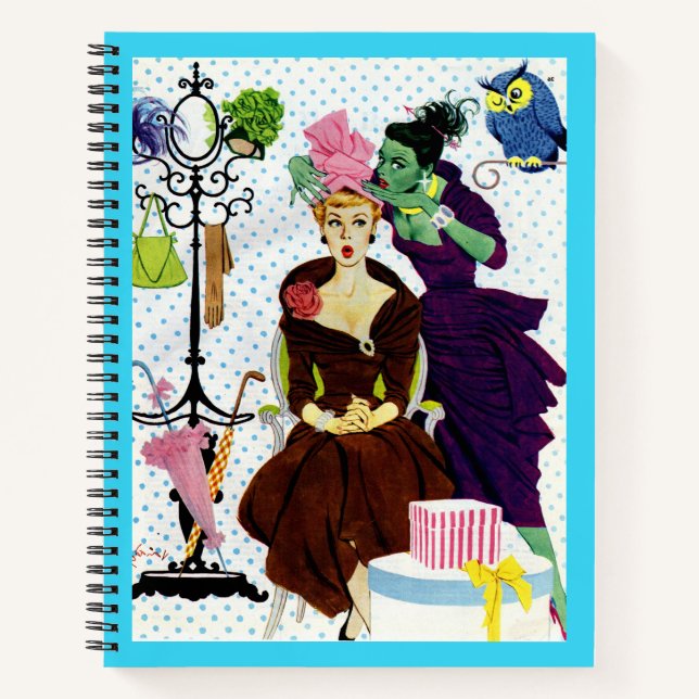 Carnet Jealousy whispers into Gloria's ear (Devant)