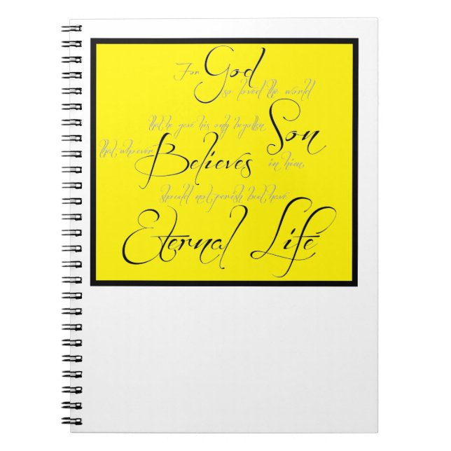 Carnet Jean 3:16 (Devant)