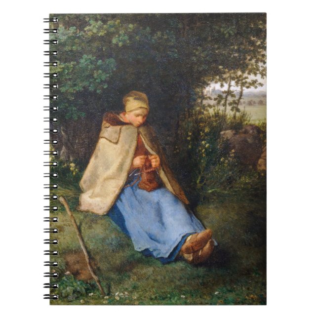 Carnet Jean-François Millet - Le Knitter (Devant)