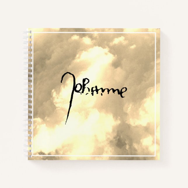 Carnet Jeanne d'Arc Saint Joan en heaven faith signature (Devant)