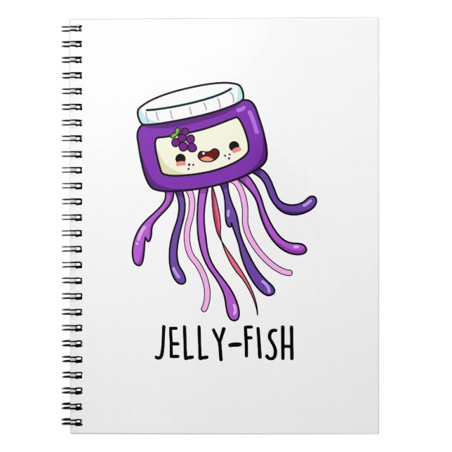 Carnet Jelly-fish Drôle Jelly Jar Pun (Devant)