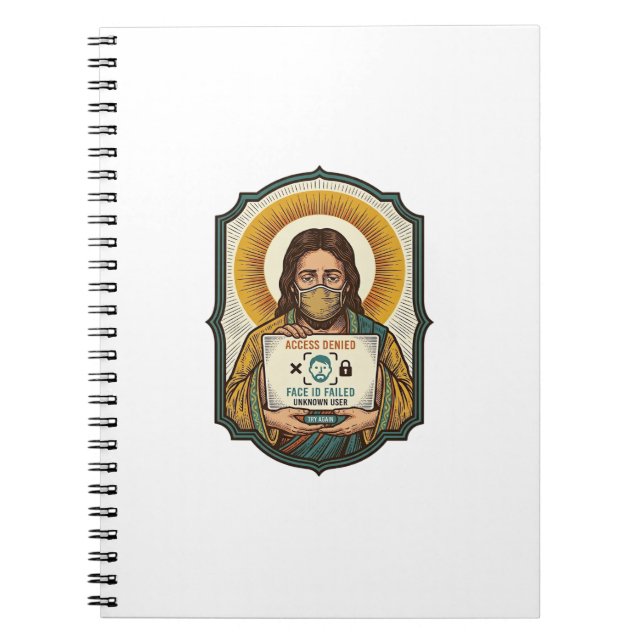 Carnet Jésus a raté le déverrouillage par reconnaissance  (Devant)