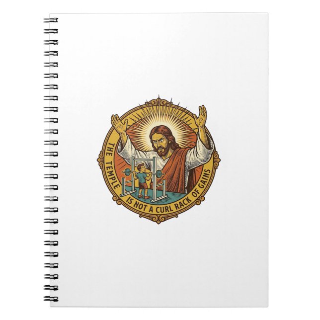 Carnet Jésus Boucles de biceps en colère Support à squats (Devant)