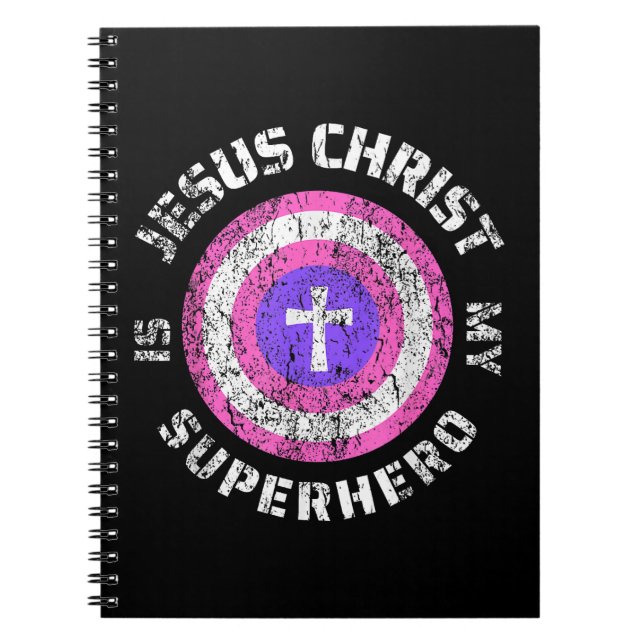 Carnet Jésus-Christ est mon super-héros Jésus (Devant)