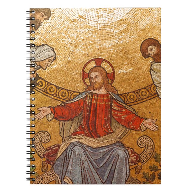 Carnet jesus christ mosaic (Devant)