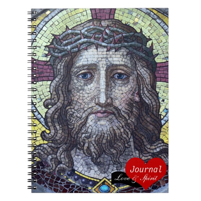 Carnet Jésus-Christ, Mosaïque du roi couronné n° 2 (Carne (Devant)
