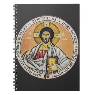 Carnet Jésus-Christ Pantocrator Art Iconographique Byzant