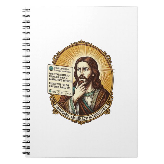 Carnet Jésus Confus Échec de la Publication de Traduction (Devant)