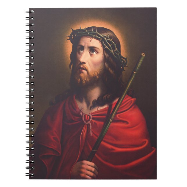 Carnet Jésus couronné d'épines (Devant)