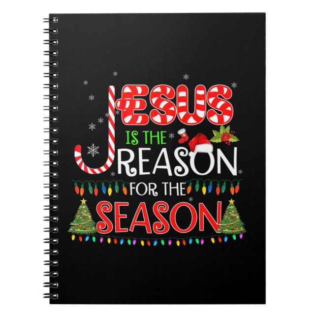 Carnet Jésus Est La Raison De La Saison Cadeaux De Noël (Devant)