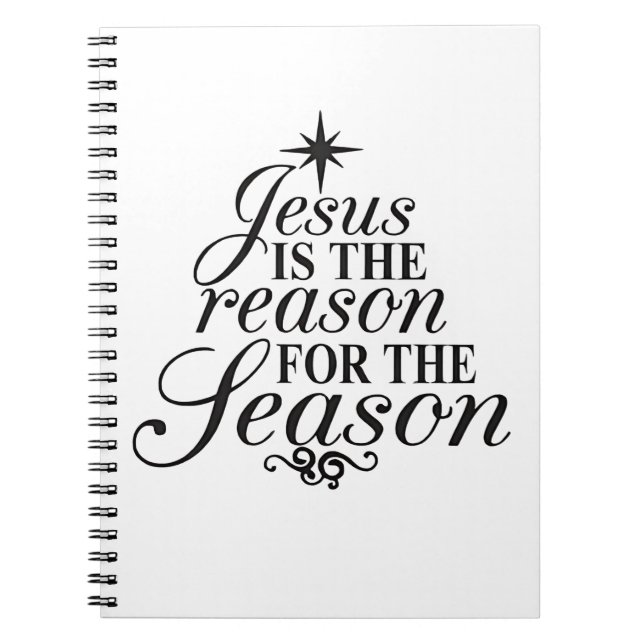 Carnet Jésus Est La Raison De La Saison De Noël  (Devant)