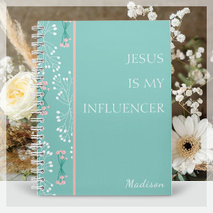 Carnet Jésus est mon Influencer Floral de printemps ble