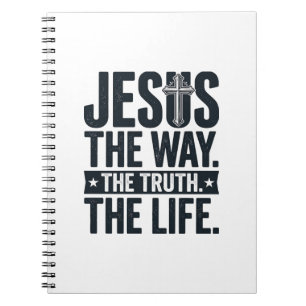 Carnet Jésus Le Chemin La Vérité La Vie T-Shirt Chrétien