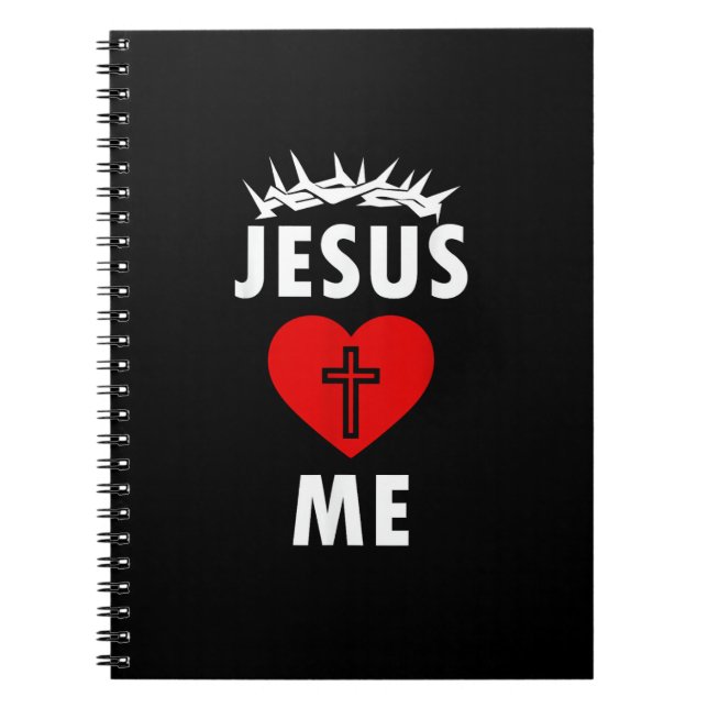 Carnet Jésus m'aime chrétien religieux (Devant)
