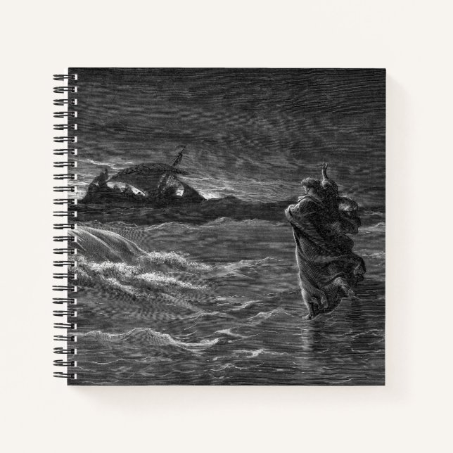 Carnet Jésus marche sur l'eau (Devant)