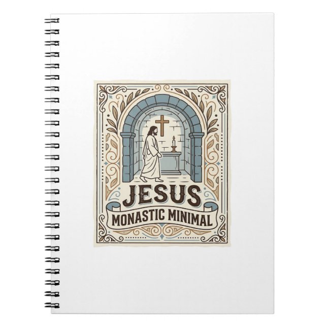 Carnet Jésus Monastique Minimal Jésus Monastique Minimal  (Devant)