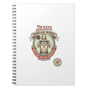 Carnet Jésus Sablier Patience Jésus Sablier Patience 