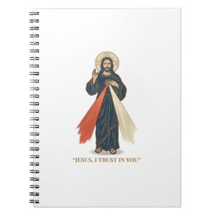Carnet Jésus vintage je fais confiance en toi vectoriel r