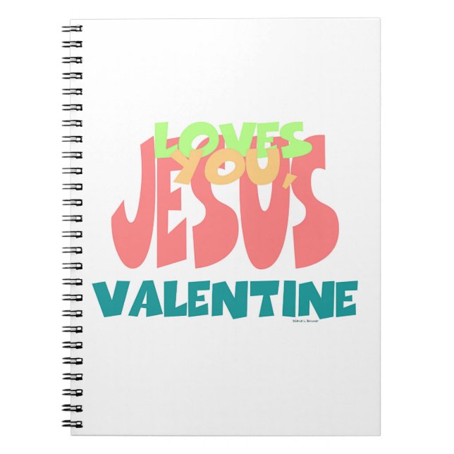CARNET JÉSUS VOUS AIME, VALENTINE (Devant)