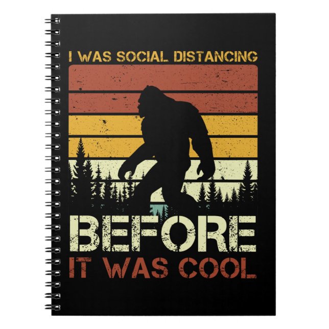 Carnet J'Étais Distante Sociale Avant Qu'Il Ne Soit Cool  (Devant)