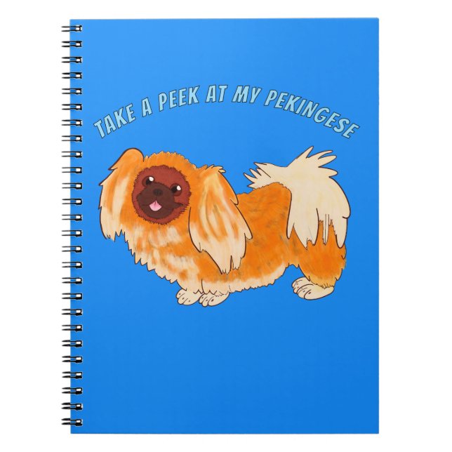 Carnet Jetez un oeil à mon Pekingese (Devant)
