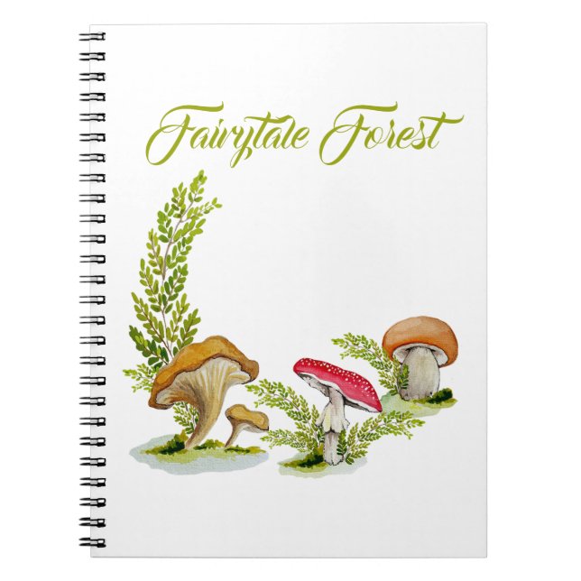 Carnet Jeu d'aquarelle de la forêt Fairytale Planificateu (Devant)