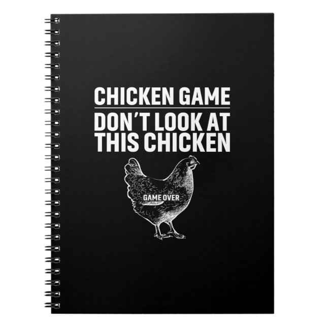 Carnet Jeu d'art de poulet de poulet (Devant)