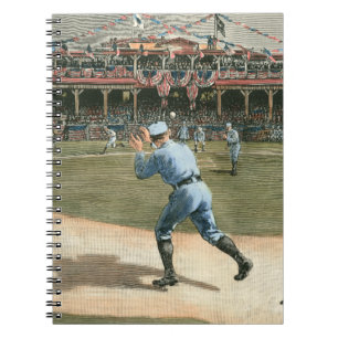 Carnet Jeu de baseball 1886 de ligue nationale