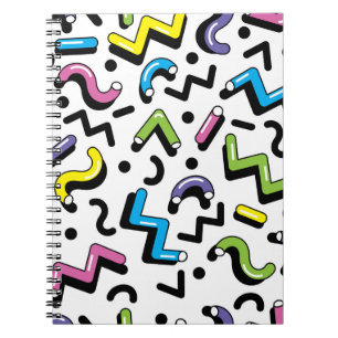 Carnet Jeu géométrique : Motif de formes de Doodles