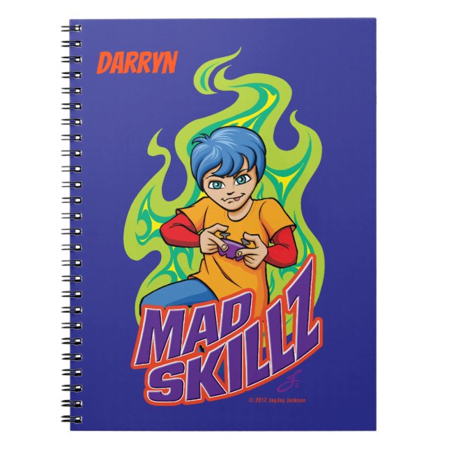 Carnet Jeu Mad Skillz personnalisé (Devant)