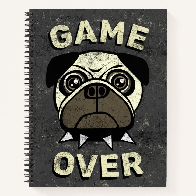 Carnet Jeu sur chien en colère RUD (Devant)