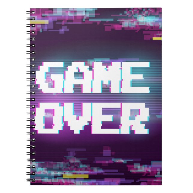 Carnet Jeu sur l'illustration de concept avec un effet de (Devant)