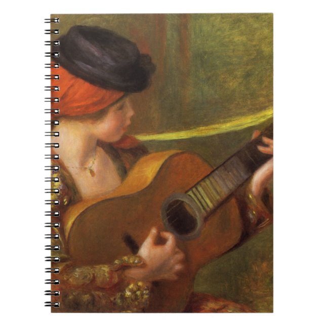 Carnet Jeune femme espagnole avec une guitare de Pierre R (Devant)