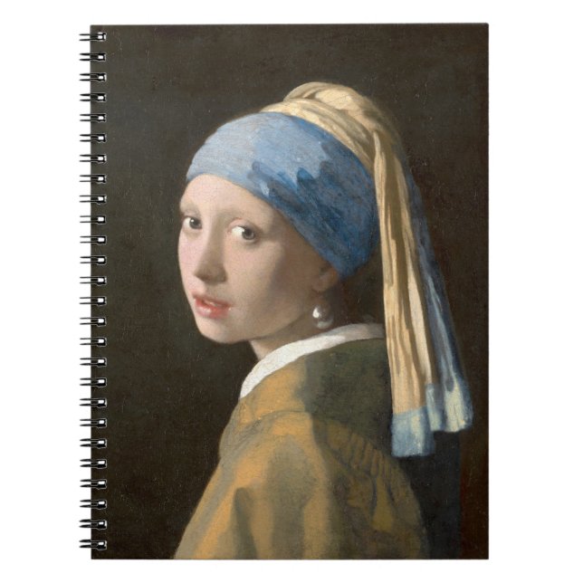 Carnet Jeune fille à la perle - Johannes Vermeer (Devant)