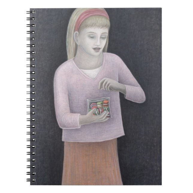 Carnet Jeune fille avec les bonbons 2007 (Devant)