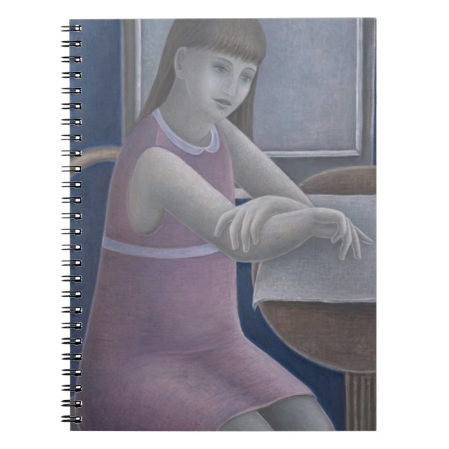 Carnet Jeune fille lisant 2008 (Devant)