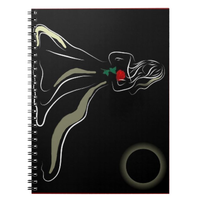 Carnet Jeune mariée foncée (Devant)