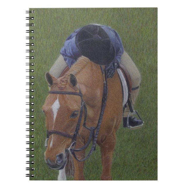 Carnet Jeunes cavalier et poney équestres (Devant)