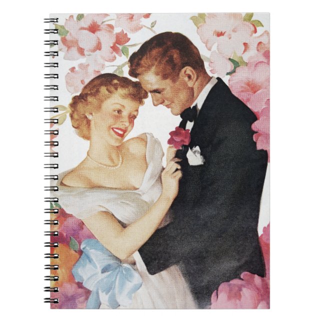 Carnet Jeunes couples dans le tenue de soirée (Devant)