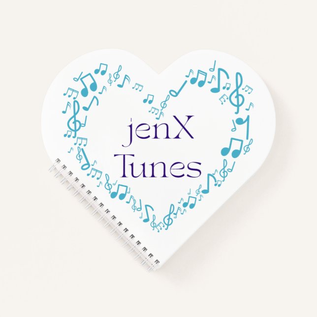 Carnet jexX Tunes Logo (Devant)