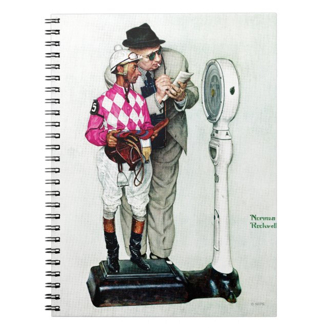 Carnet Jockey Weighin by Norman Rockwell (Devant)