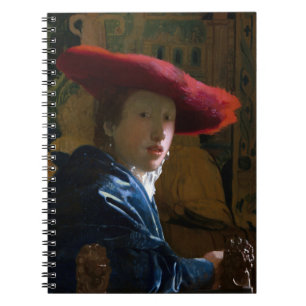 Carnet Johannes Vermeer - Fille avec un Casquette rouge