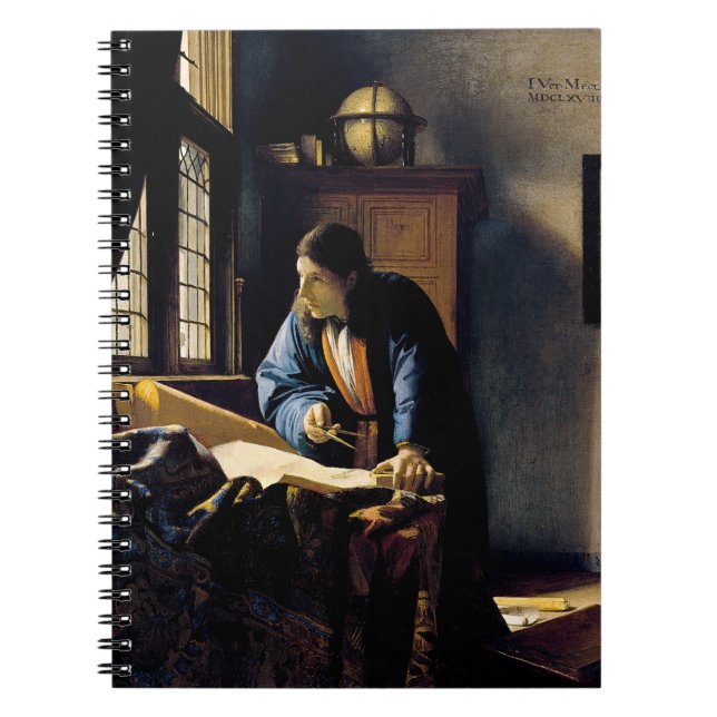 Carnet Johannes Vermeer - Le géographe (Devant)