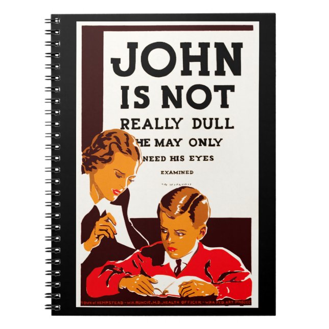 Carnet John n'est pas vraiment nul (Devant)