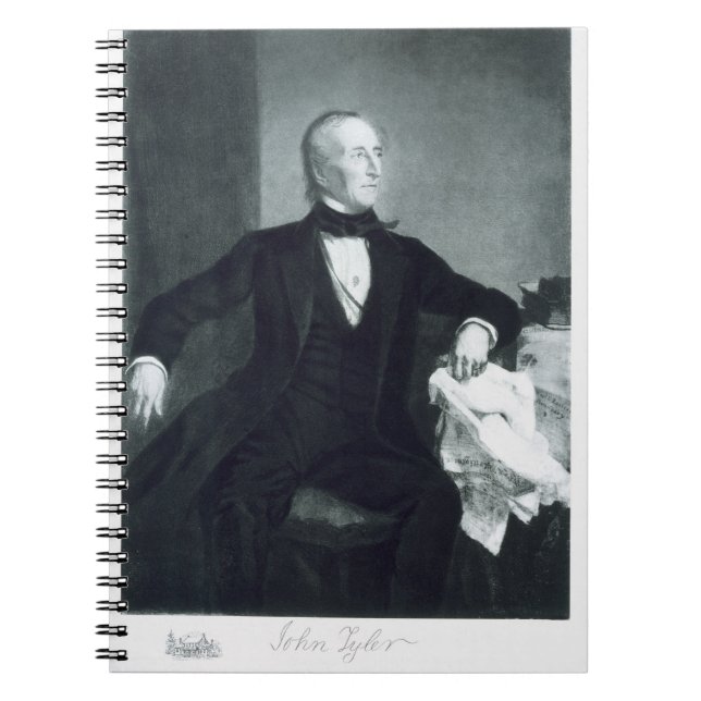 Carnet John Tyler, 10ème Président des États-Unis de (Devant)