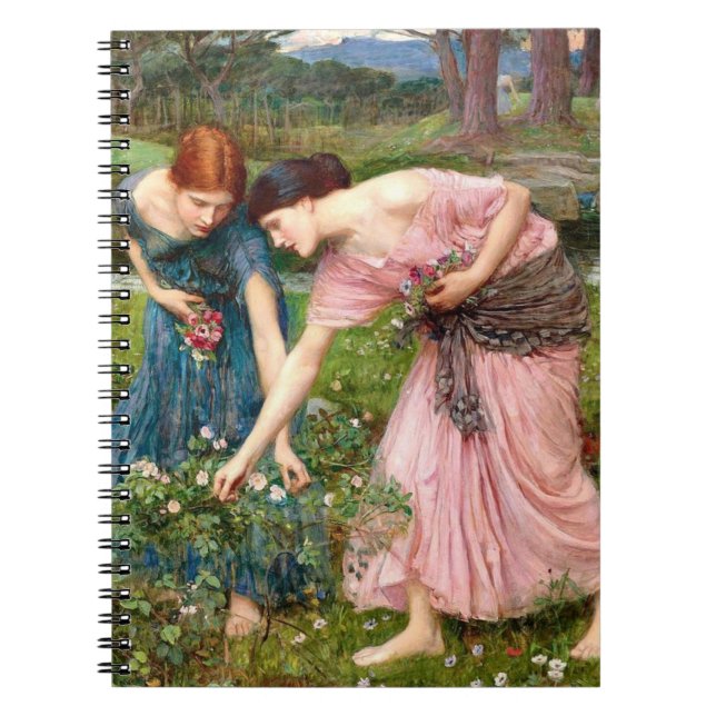 Carnet John William Waterhouse Gather Ye Rosebuds (Devant)